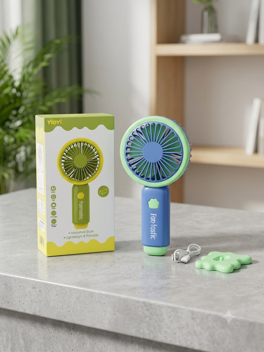 Portable “Fan-tastic” Handheld USB Fan