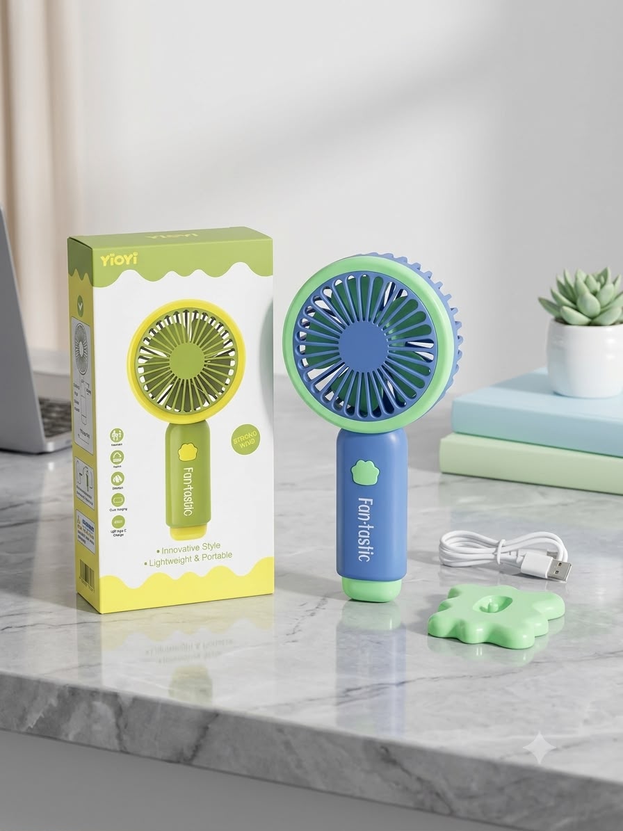 Portable "Fan-tastic" Handheld USB Fan