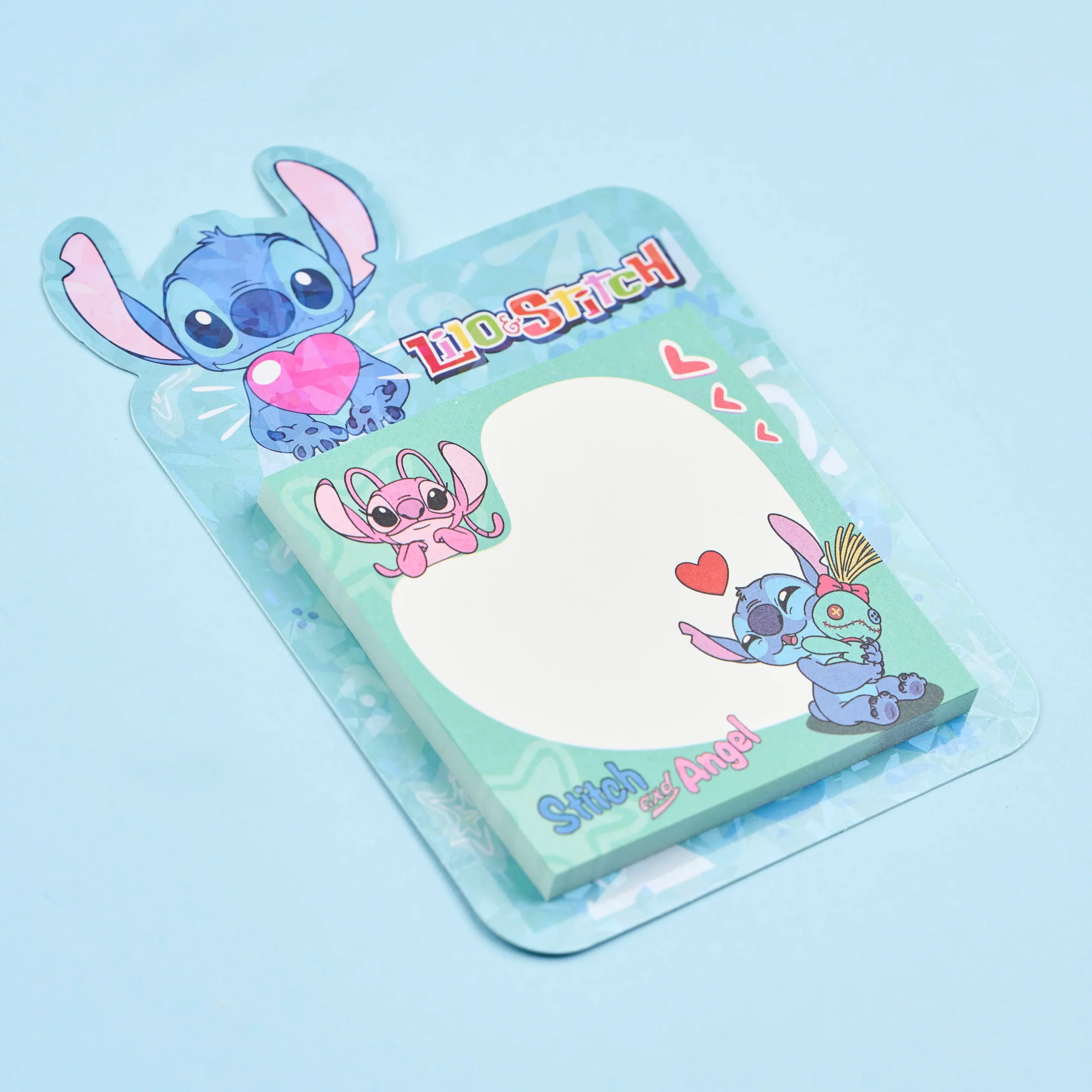 Stitch and Angel Cartoon Sticky Notes Pad Set
