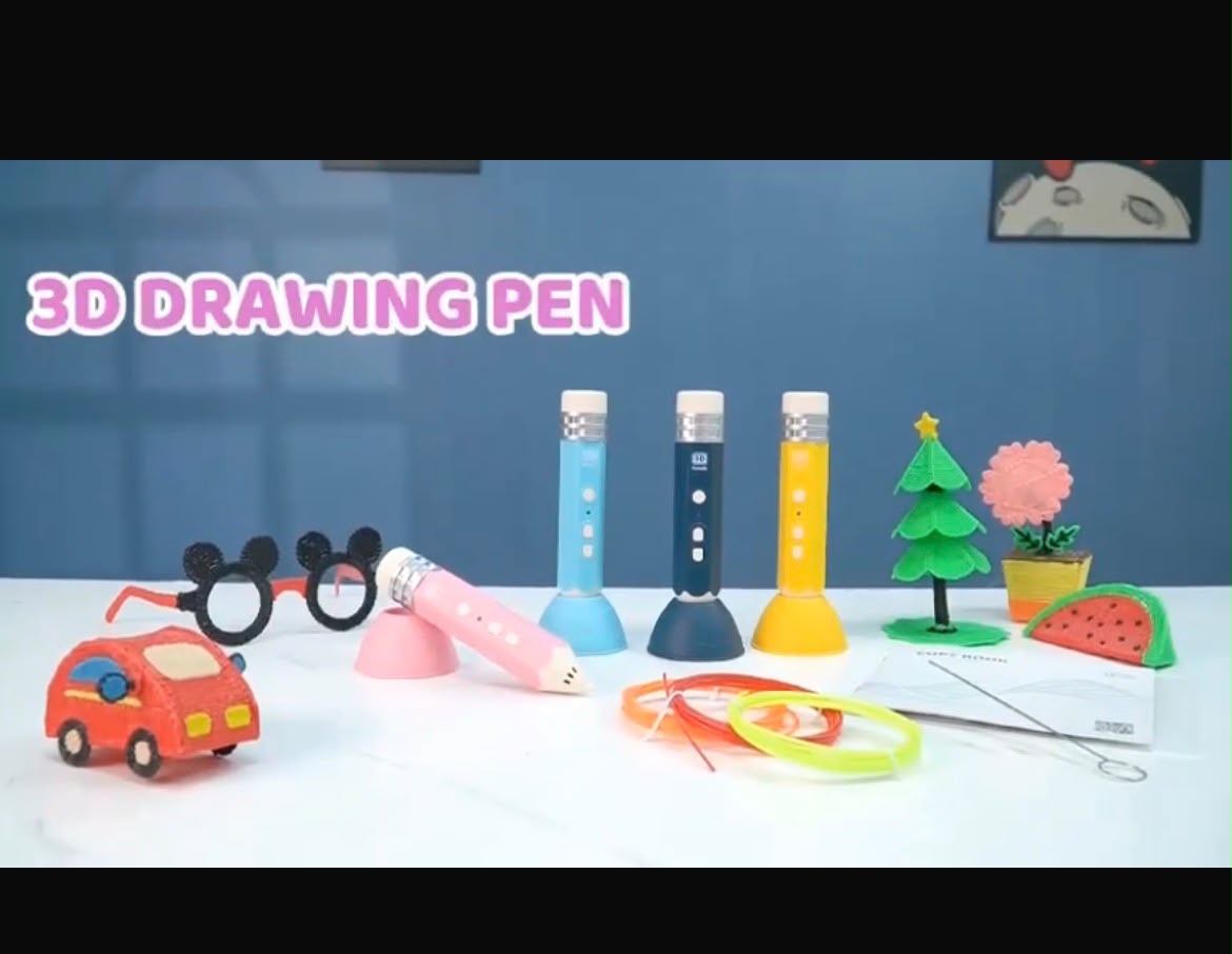 3D Printing Pen with Low-Temperature Anti-Scald Design & USB Charging