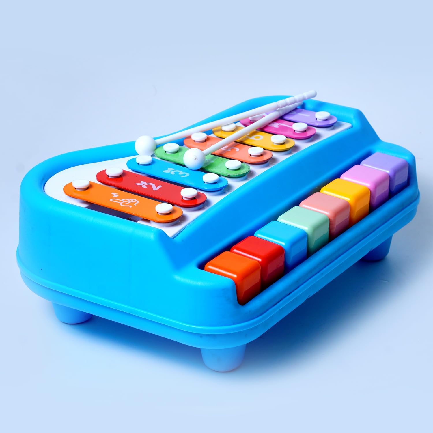 2 in 1 Xylophone & Piano Musical Toy