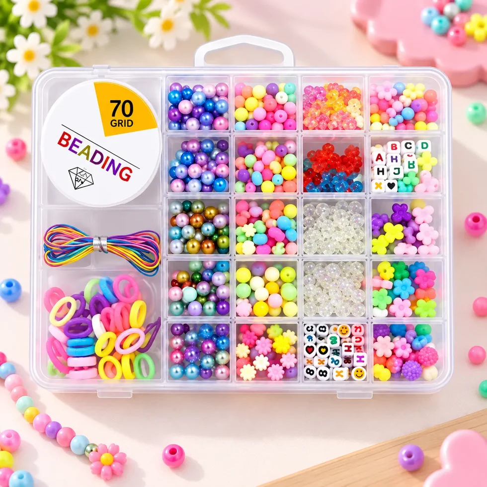 DIY Jewellery Making Beads Kit for Kids