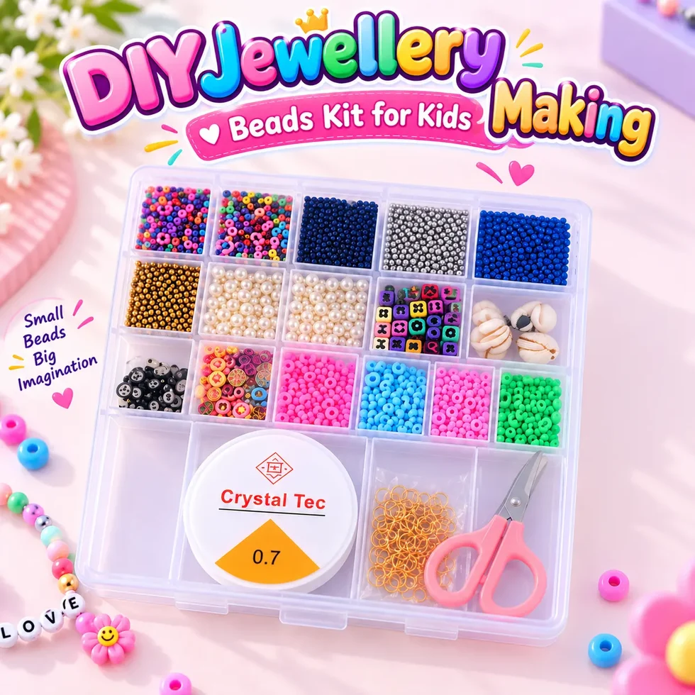 DIY Jewellery Making Beads Kit for Kids