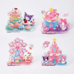 DIY 3D Crystal Doughnut & Kuromi Resin Sticker Toy Set