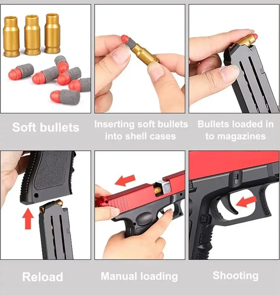 Glock Soft Bullet Toy Gun Series