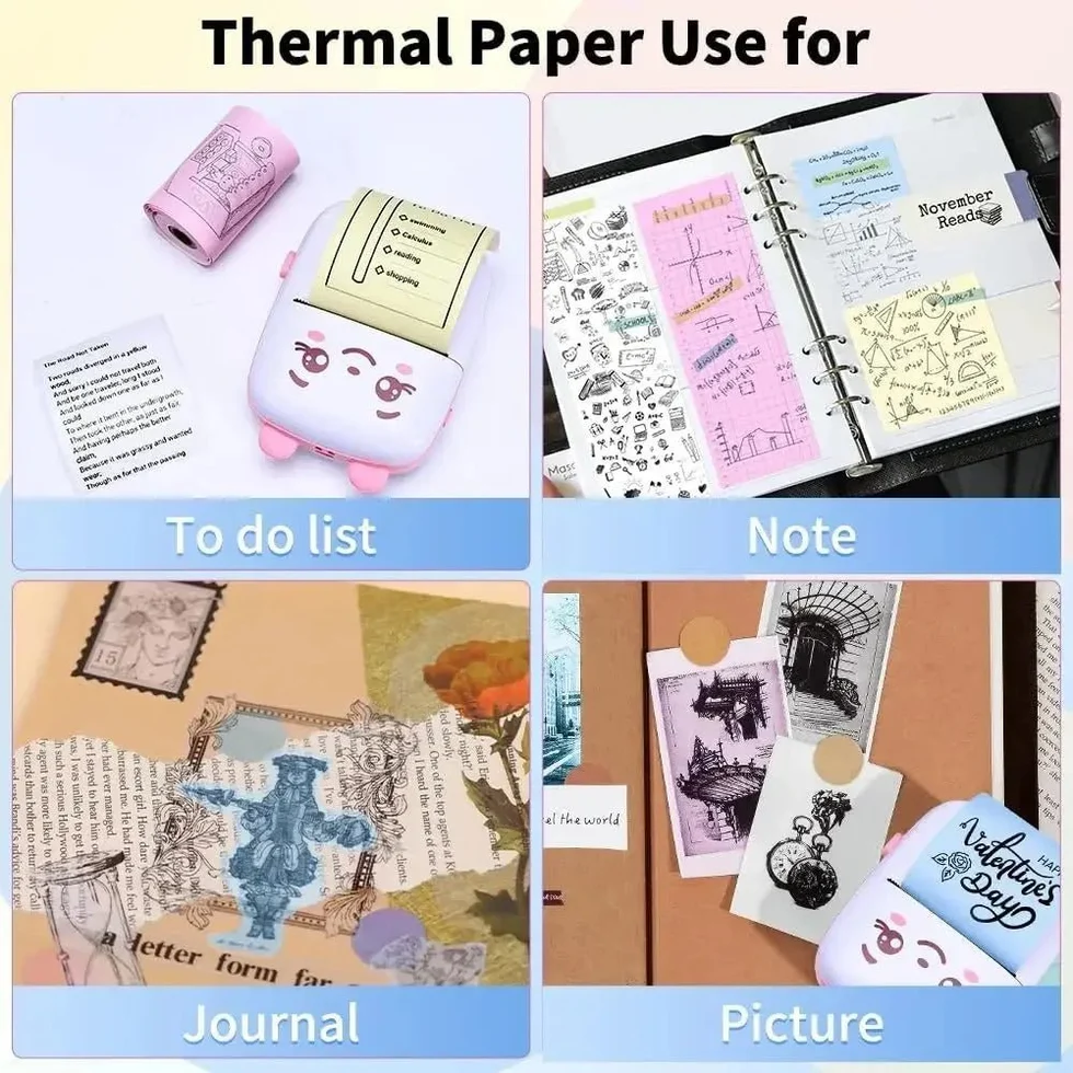 Mini Portable Thermal Printer (Dimensions & Specifications)