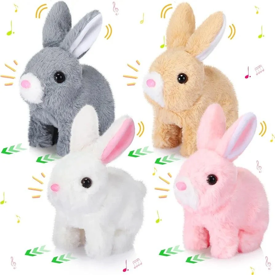 Walking & Sound Electronic Plush Rabbit Toy