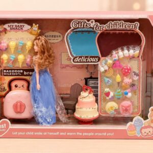 Fashion Doll & Sweet Bakery Shop Playset