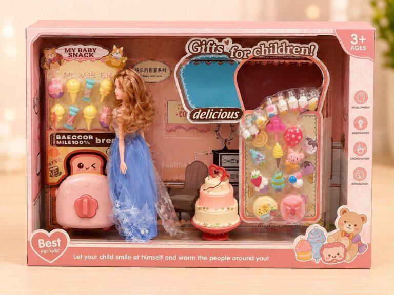 Fashion Doll & Sweet Bakery Shop Playset