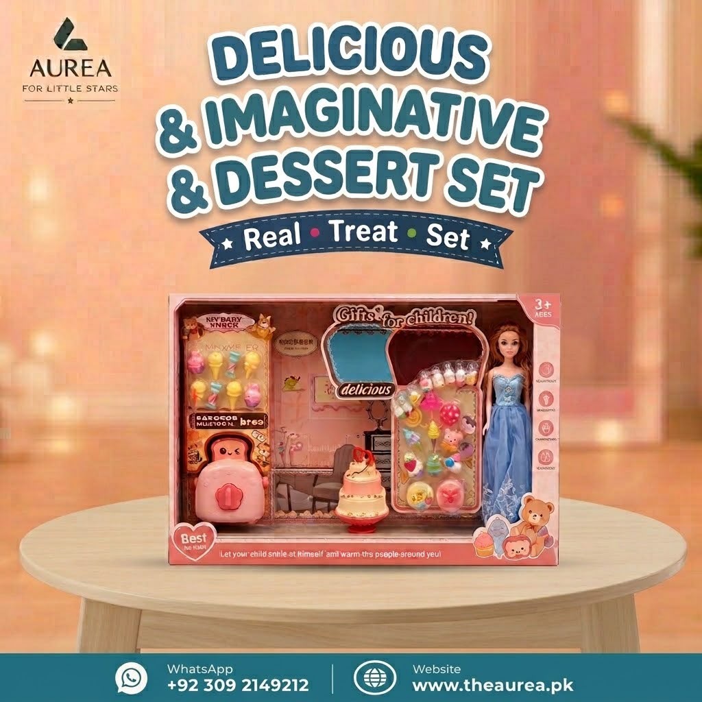 Fashion Doll & Sweet Bakery Shop Playset