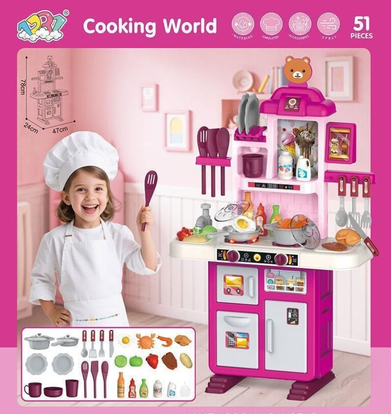 Cooking World 51-Piece Kitchen Playset