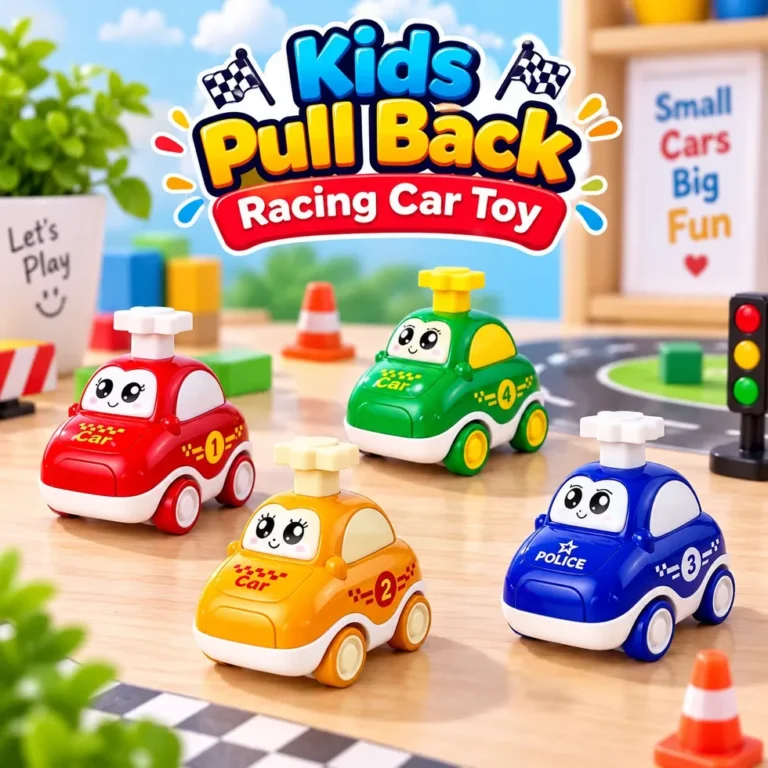 Kids Pull Back Racing Car Toy Set