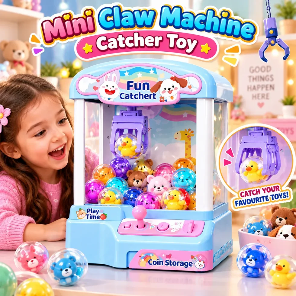Mini Claw Machine Catcher Toy