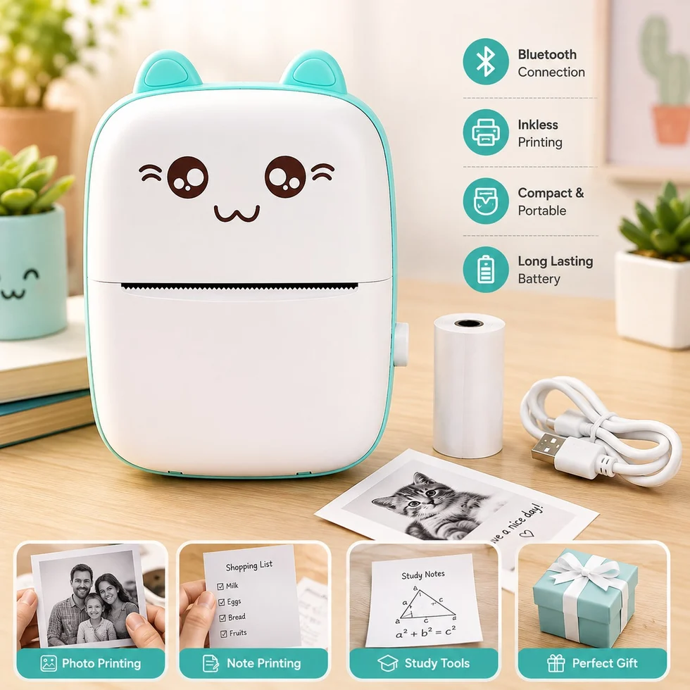 Mini Portable Thermal Printer (Dimensions & Specifications)