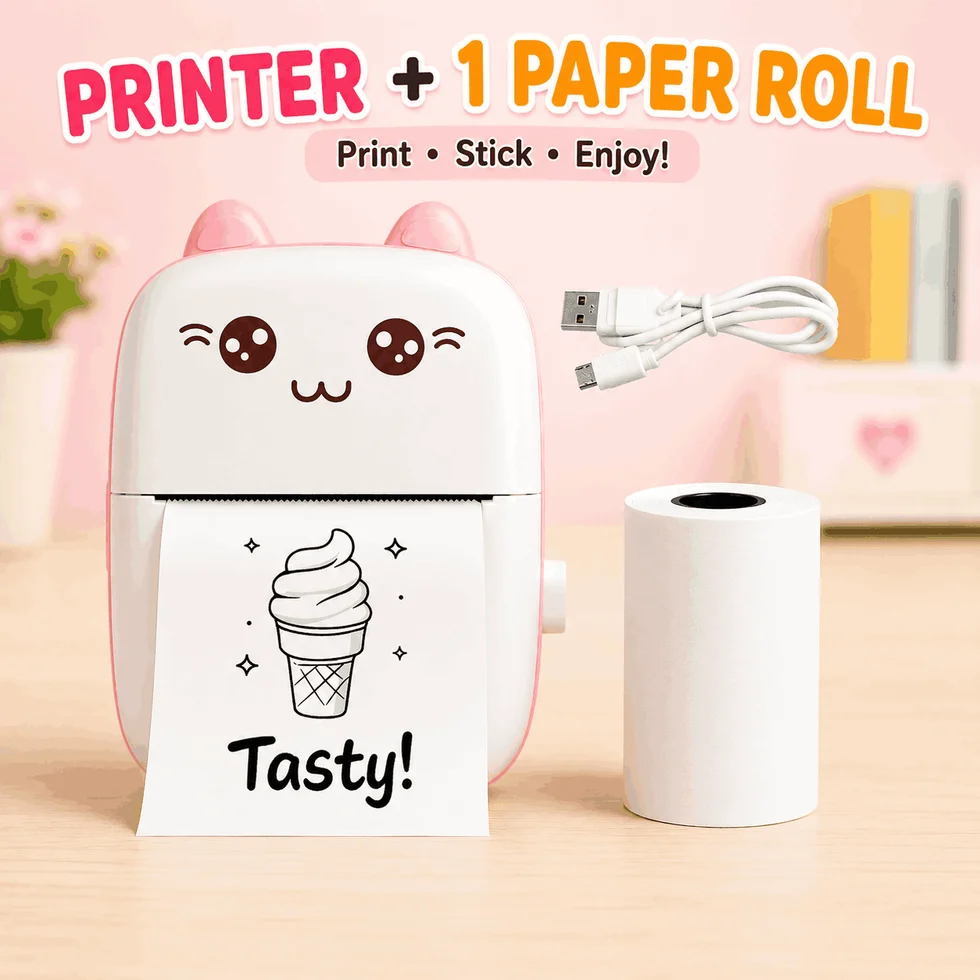 Mini Portable Thermal Printer (Dimensions & Specifications)
