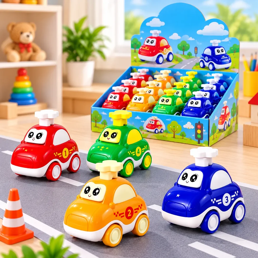Kids Pull Back Racing Car Toy Set