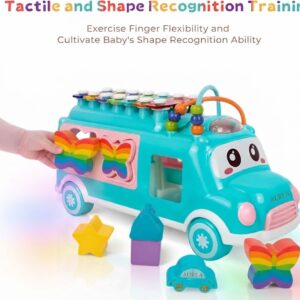Shape Sorting & Xylophone Bus Toy