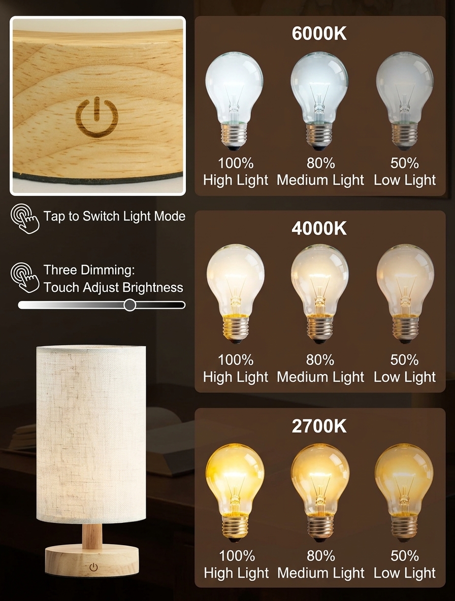 Touch Dimming USB Night Light