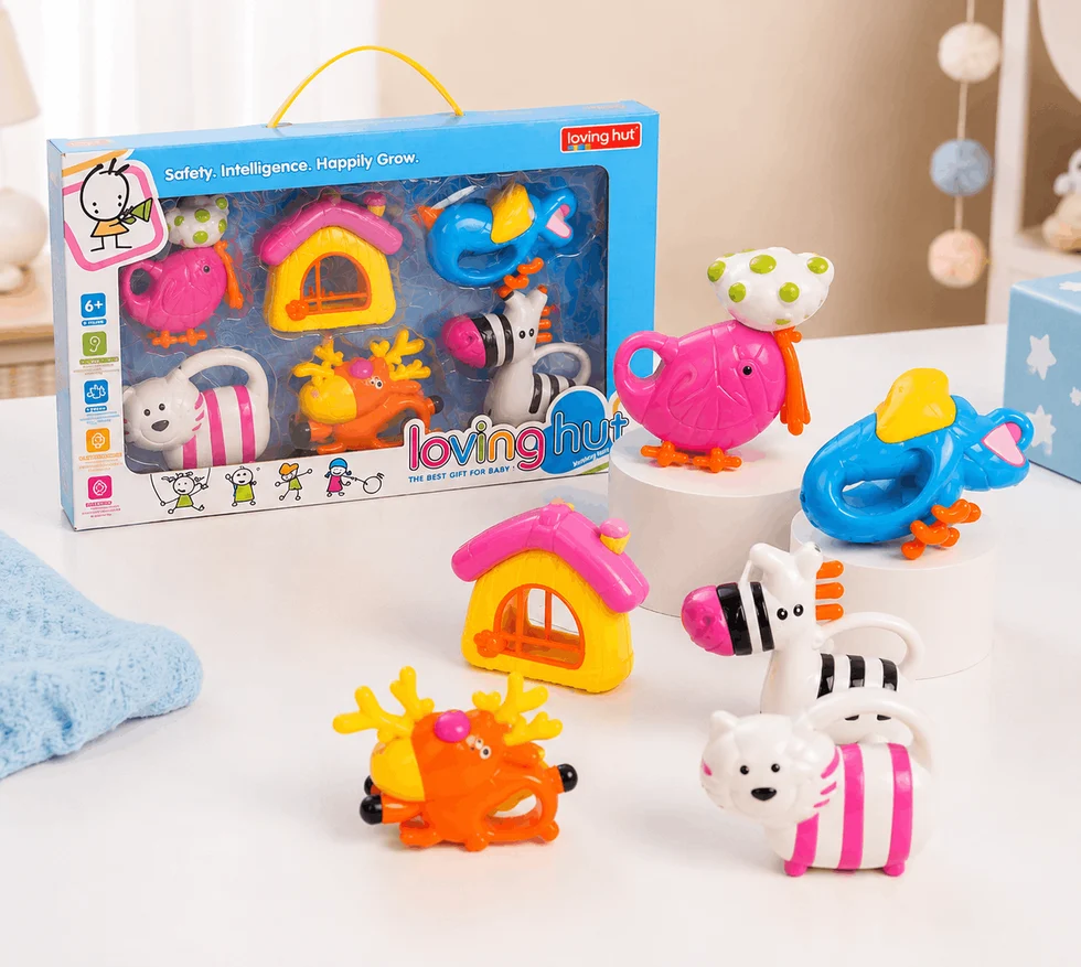 Loving Hut Rattles Set For Babies