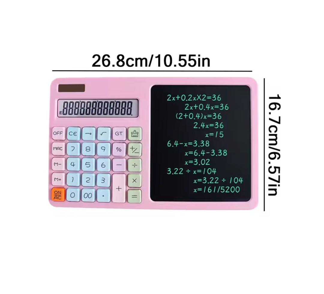 Calculator with Writing Pad