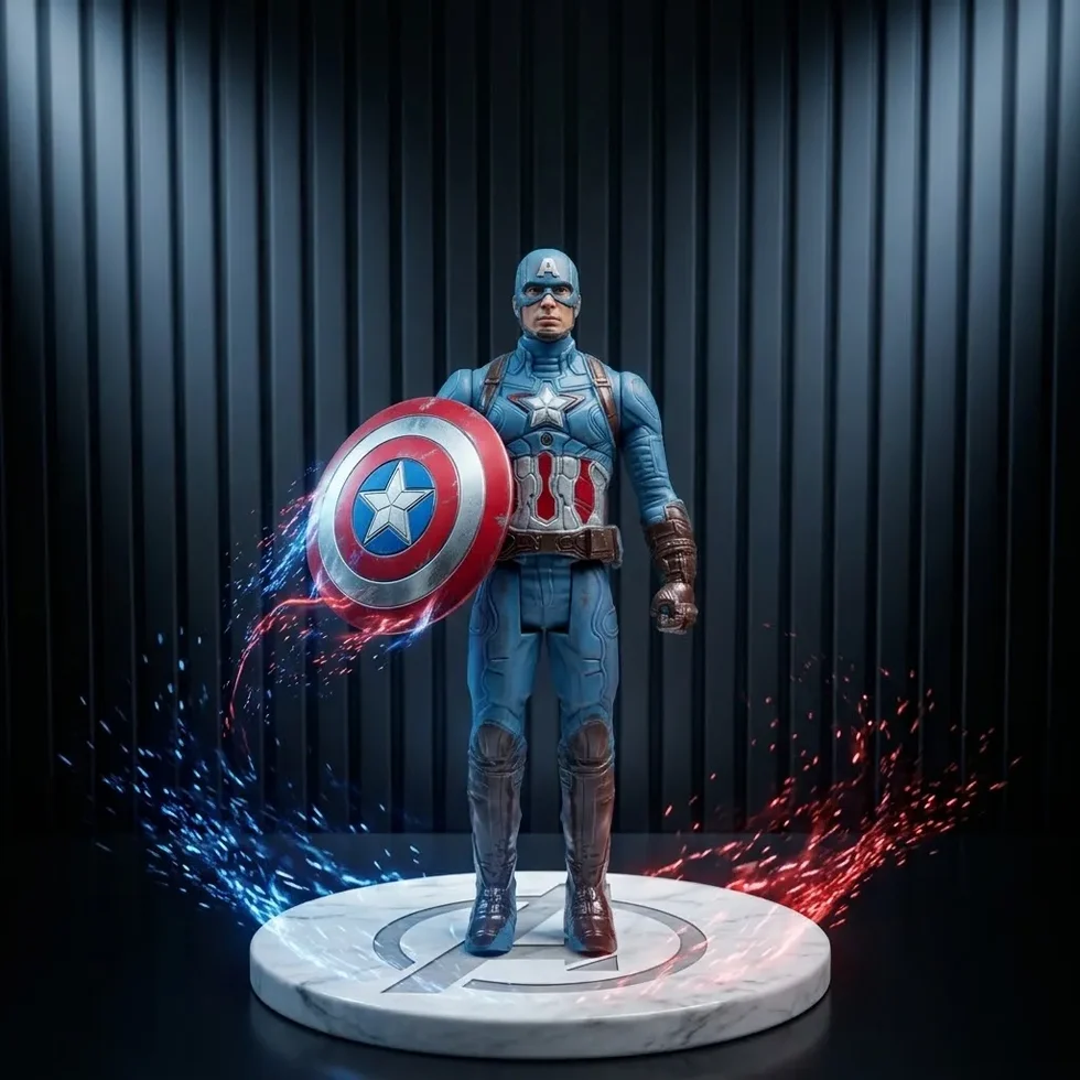 6-Piece Superhero Action Figure Set