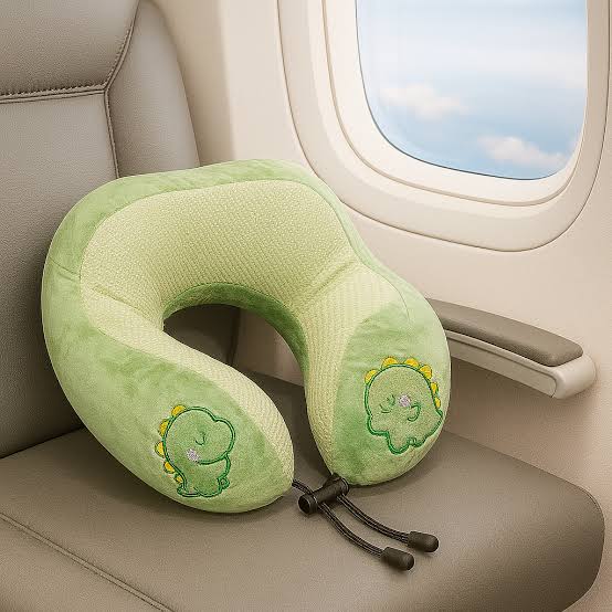❤️ AUREA Luxury Memory Foam Travel Neck Pillow | Ergonomic U-Shaped Support Cushion ✨