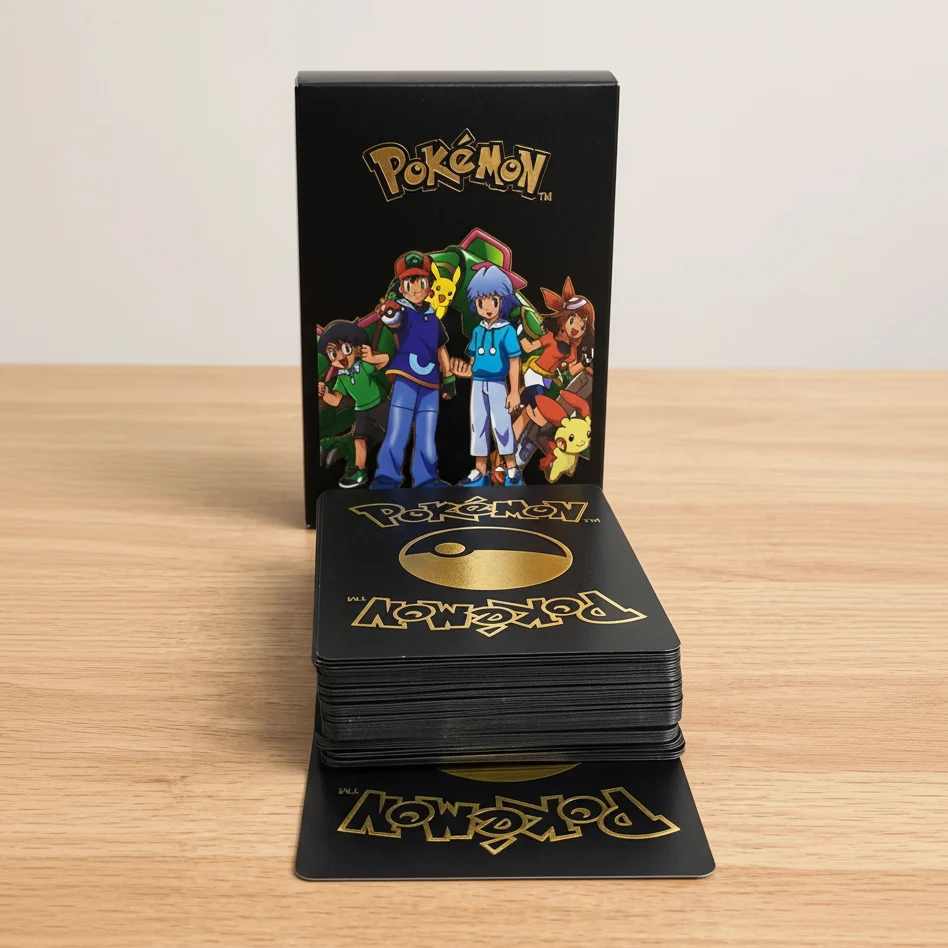 Pokemon Multicolor Foil Trading Cards Set