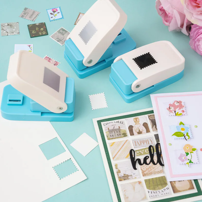 Stamp Paper Hole Puncher | DIY Craft Postage Stamp Edge Cutter