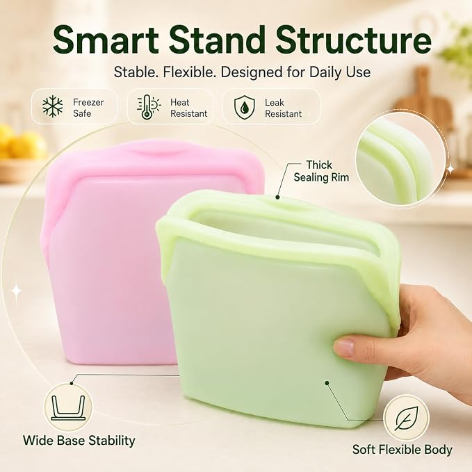 Silicone Food Storage Bags